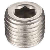 1 inch NPT galvanized merchant steel hex head counter sunk plug