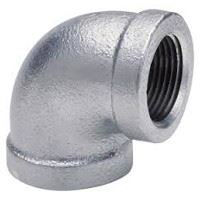 1 ½ inch NPT threaded 90 deg galvanized elbow