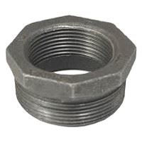 3 x ¾ inch NPT Malleable Iron Reduction Bushings