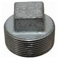 2 ½ inch NPT malleable iron square head plug