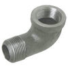 ⅜ inch NPT threaded 90 deg malleable iron street elbow