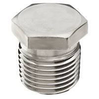 Picture of 4 inch NPT Class 150 316 Stainless Steel hex head plug