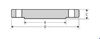 class 150 304 stainless steel blind flange dimensional drawing