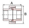 class 150 galvanized union dressing