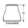 316 stainless steel weld on concentric reducer drawing