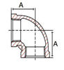 90 degree threaded elbow drawing