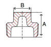 galvanized class 150 square head plug drawing