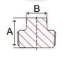 merchant steel square head plug drawing