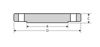 class 150 carbon steel blind flange dimensional drawing