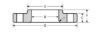 class 150 304ss lap join flange dimensional drawing
