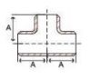 Picture of 6 inch 304 Stainless Steel Schedule 10S weld on Tee