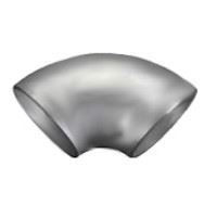 Picture of 1 ½ inch short radius schedule 80 316 Stainless Steel 90 deg weld on elbow
