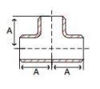 Picture of ¾ inch 316 Stainless Steel Schedule 80 weld on Straight Tee