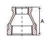 bell reducer class 150 line drawing