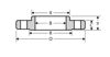 Picture of 1 inch Slip On Class 300 Forged 316 Stainless Steel Flange