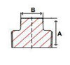 class 3000 square head plug forged carbon steel line drawing