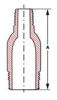 Picture of 2-1/2 X 1-1/2 inch NPT Schedule 40 Swage Nipple