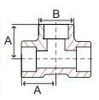 forged carbon steel socket weld straight tee