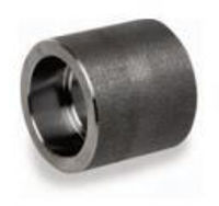 Picture of 1 ¼ inch forged carbon steel socket weld half coupling
