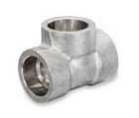Picture of ¼ inch forged 304 stainless steel socket weld tee