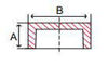 Picture of ⅜ inch forged 304 stainless steel socket weld cap