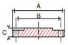 Picture of 2 inch NPT Threaded Class 150 Bronze Blind Flange