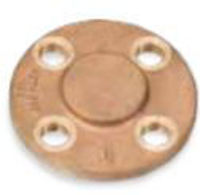 Picture of 2 ½ inch NPT Threaded Class 150 Bronze Blind Flange