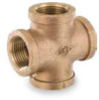 Picture of ¼ inch NPT threaded bronze crosses