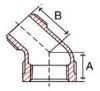 Picture of ¼ inch NPT Threaded Lead Free Bronze 90 degree street elbow