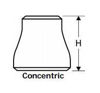 Picture of 2 ½ x 1-1/4 inch 316 Stainless Steel schedule 10 concentric reducer