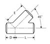 weld on lateral line drawing