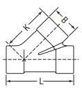 forged steel lateral class 3000 NPT line drawing