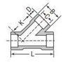 Picture of 3/4 inch NPS class 3000 forged carbon steel socket weld lateral