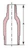 Picture of 3 X 2 inch NPT Schedule 80 Concentric Swage Nipple