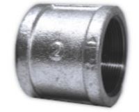 Picture of 1 inch NPT class 300 galvanized malleable iron full coupling